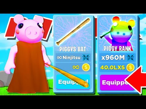 Hacking PIGGY Into Roblox Ninja Legends To TROLL My friends!! (Dont Get Caught)