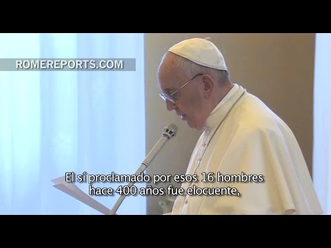 Papa al Colegio Escocés: La valentía de solo 16 hombres ha dado frutos en Escocia