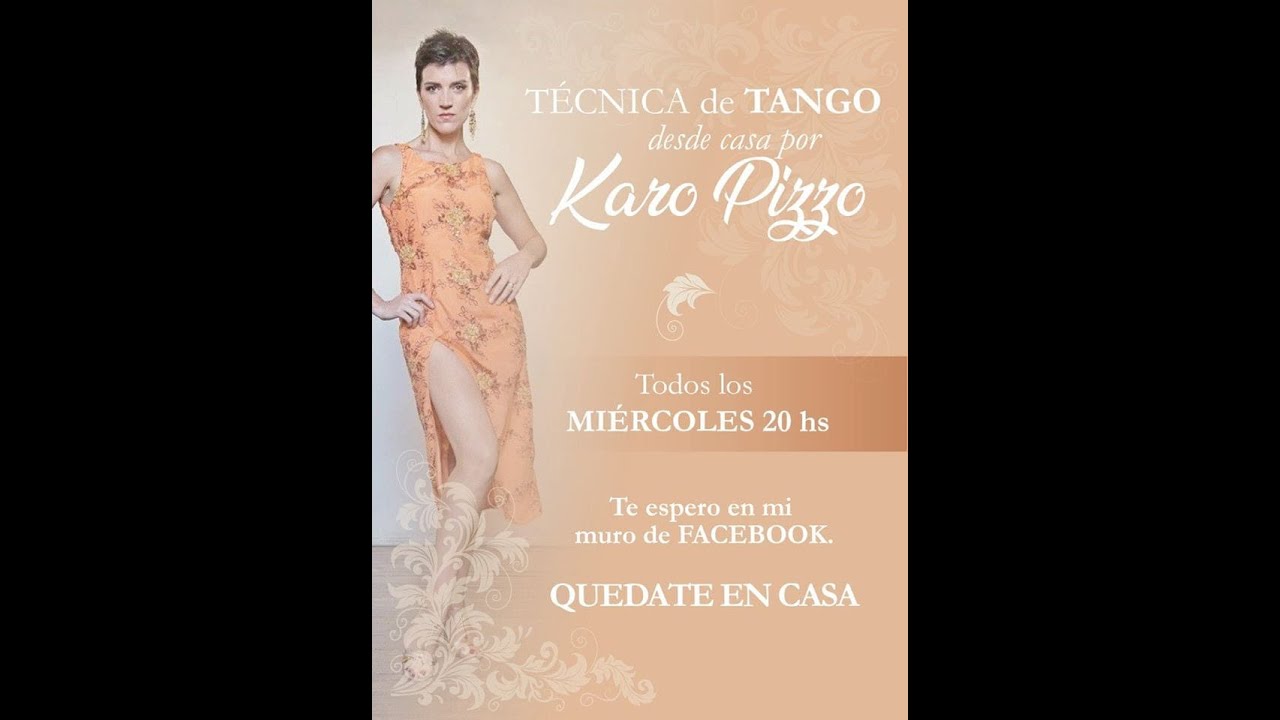 Clase 9 - Boleos en contra  - Técnica de tango en casa por Karo Pizzo