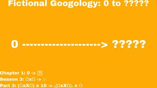 Fictional Googology: 0 to ????? [Chapter 1 | Season 3 | Part 3: (Ω xX Ω) x 10 - .|Ω xX Ω|. x Ω]