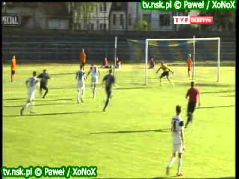 tv.nsk.pl 2012-08-04 II liga Concordia Elbląg - Stal Stalowa Wola 0-1 (0-0) bramka skrót wywiady