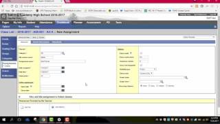 DCPS Aspen Grade Book Create Assignments