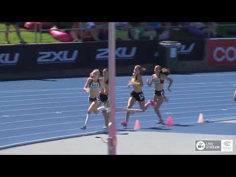 U15 Womens 800m - Heat 1 - 2018 Australian Junior Athletics Championships