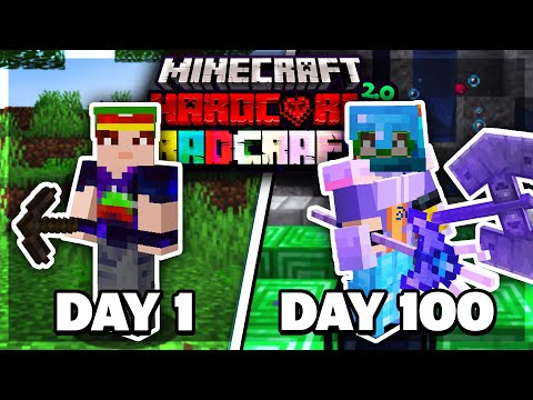 I Survived 100 Days in MODDED MINECRAFT HARDCORE (RAD2)