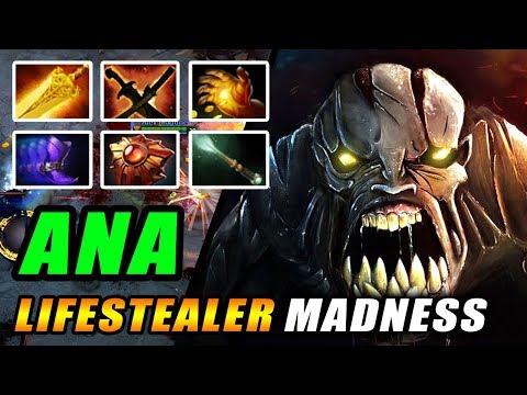 ANA Lifestealer - WTF 26 Min Farm NO MERCY Ripping Enemies - Dota 2