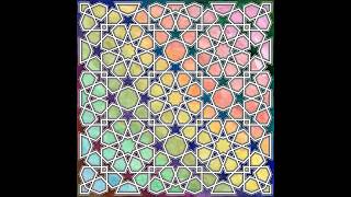 Constructing a rotated 8-fold star rosette pattern with GeoGebra