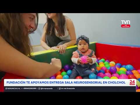 Fundación Te Apoyamos en TVN Red Araucanía - Inauguración sala neurosensorial Cesfam de Cholchol