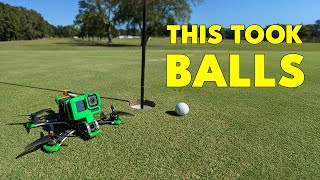 Golfer tried to hit my Drone - So I chased his ball