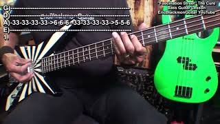 How To Play FASCINATION STREET The Cure Bass Guitar Lesson Tutorial @ericblackmonmusicbass9175