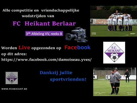Alles herbegint van af 24 juli 2021 ! FC Heikant Berlaar