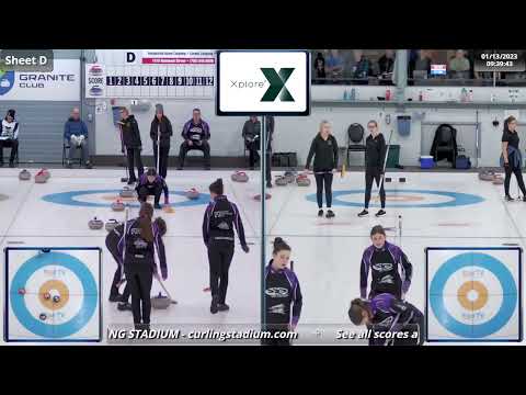 Myla Cormier vs. Rylie Paul - Draw 4 - Xplore U18 Girls Northern Ontario Provincials