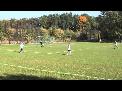 Bramki z meczu Agape Bialoleka - Mazur II Radzymin 15:1 (12:1). Klasa B. 6.10.13