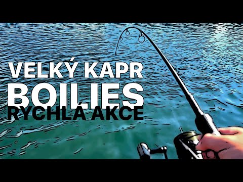VELKÝ KAPR S NASH SCOPE 6 FT - ODPOLEDNE ZA ZDÍ - NA PÁR HODIN PŘED BOUŘKOU SCOPEX SQUID BOILIES
