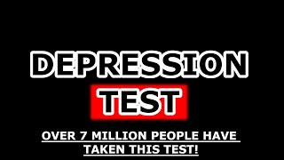 Are you depressed? (TEST)