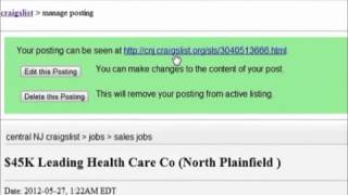 Craigslist Ads Posting