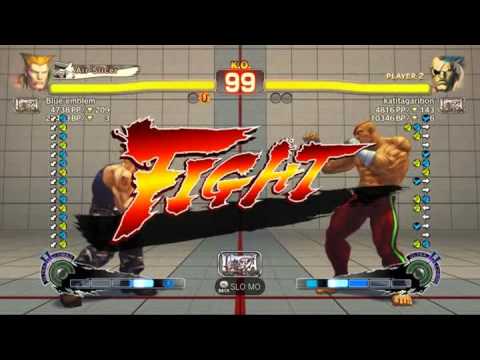 USFIV~ Guile (Blue emblem) vs  Sagat (katigaribon) HD