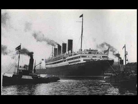 Feverish Activity on the Aquitania - Cunard - Original footage