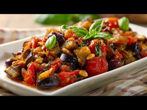 La famosa caponata siciliana di melanzane! Ricetta originale di mamma!