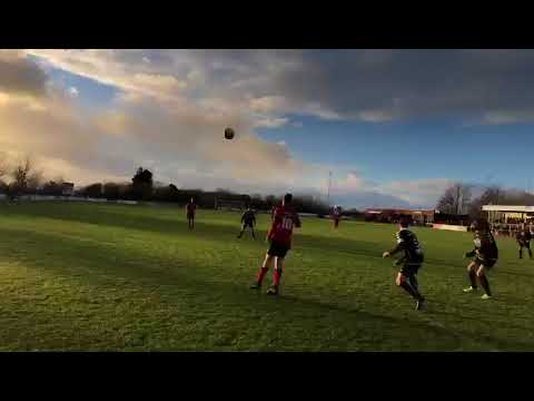 16 12 2017 Yerseke Kapelle kopbal van Guus de Leeuw vd lijn gehaald