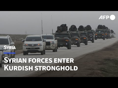 Video Thumbnail: Syria security forces enter Hasakeh city under deal with Kurds | AFP
