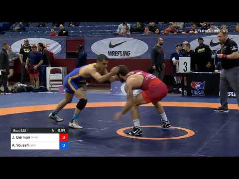 65 Kg Prelims Jaydin Eierman Titan Mercury Wrestling Club Vs Ali Yousefi Unattached