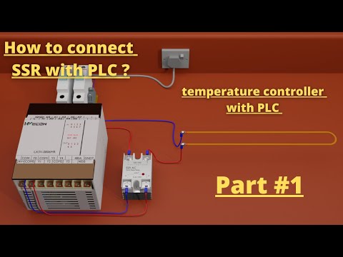 Temperature Control Logic in PLC ? - How to connect SSR with the PLC ? How PLC Programming Tutorials
