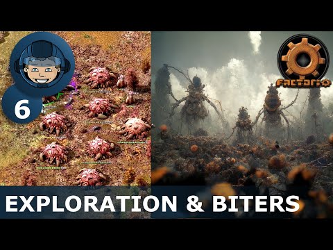 EXPLORATION & BITER PUSH - Step 6: Factorio Megabase (Step-By-Step)