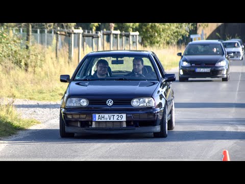+650HP Golf 3 VR6 w/ BIG TURBO | Accelerations, Turbo Sounds, Loud Revs and Flames
