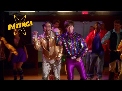 Disco Dancing And Roller Skating - The Big Bang Theory