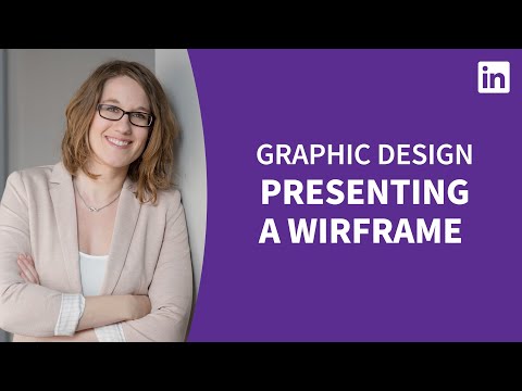 Graphic Design Tutorial How to present a wireframe