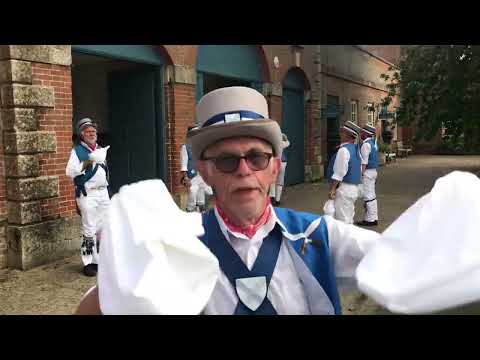 Laudanum Bunches with Hexham Morris at Claydon House. Bucks. C/F melodeon.