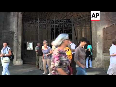 Preparations for funeral of the last arch-duke of Austria-Hungary