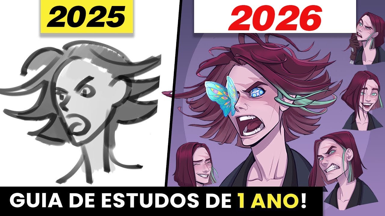 Como DESENHAR BEM em 1 Ano | Aprenda a Desenhar SOZINHO