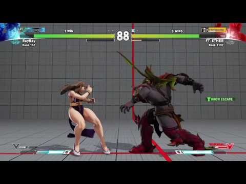 FT Ether[Alex] VS RayRay[Chun-Li]