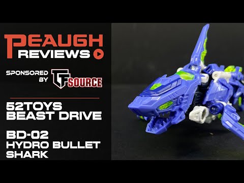 Video Review: 52toys BeastDrive BD-02 HYDRO BULLET SHARK
