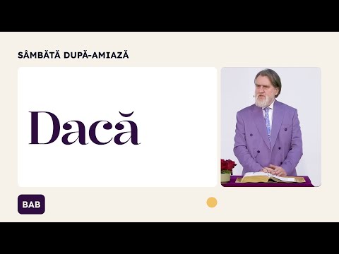 Dacă | Iacob Coman