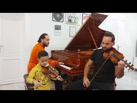 4 year old Roman Janoska Jr. performs "Yesterday" by the Beatles on a 1/16-size violin
