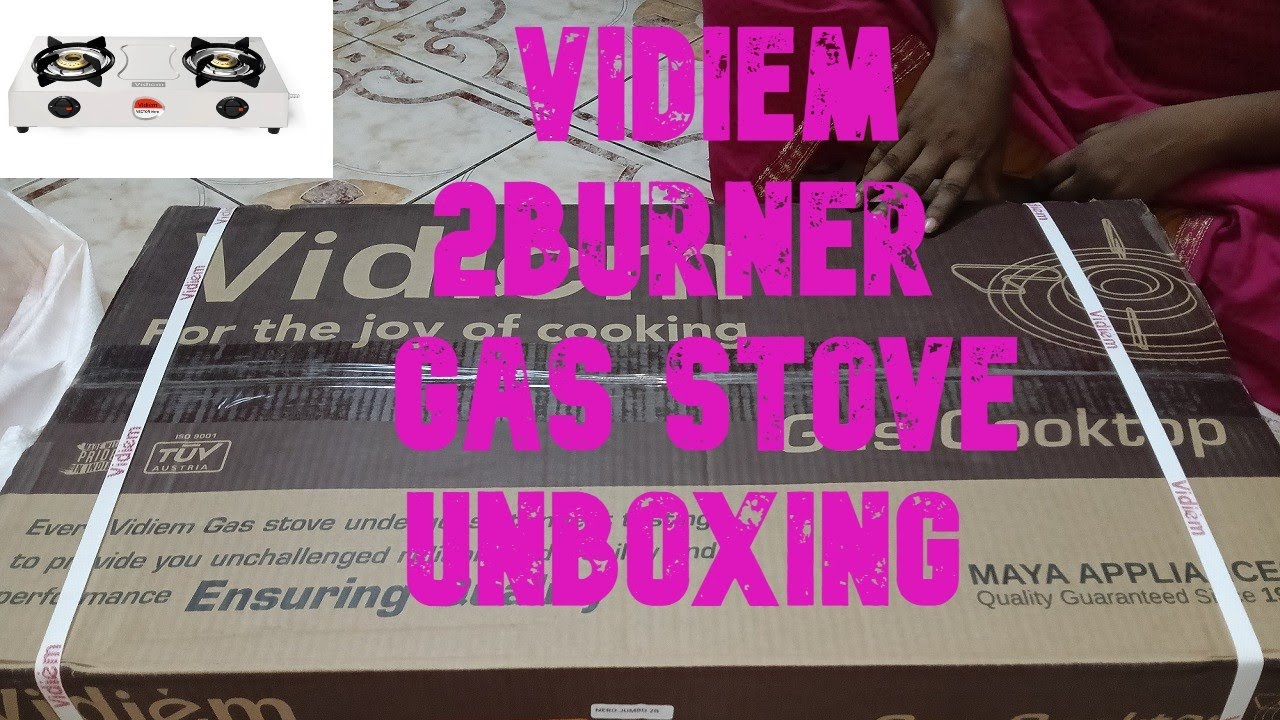 VIDIEM  2  burner gas stove unboxing | vidiem gas stove | STAINLESS STEEL