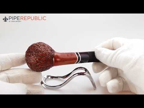 Mastro de Paja MDP#5 Rustiziert Pfeifen Bent Billiard Personal Einzelstück