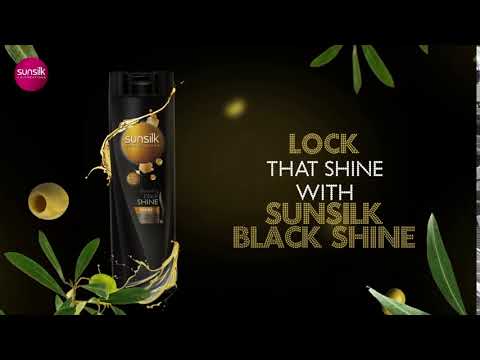 Get shiny hair all day long with Sunsilk Black Shine!