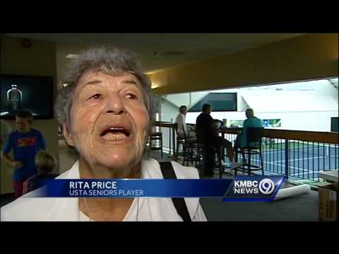 Senior tennis star describes unusual victories