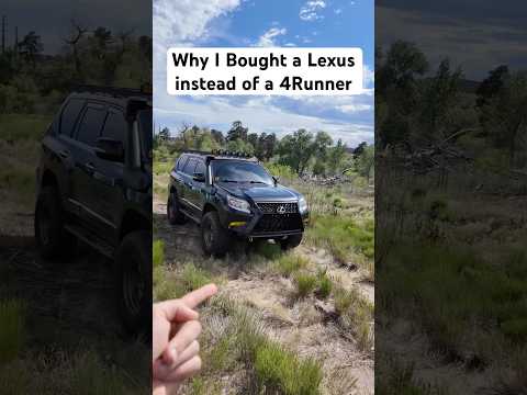 Why I bought a Lexus GX instead of a 4Runner. #lexus #gx460 #lexusgx #offroad #overlanding #4runner