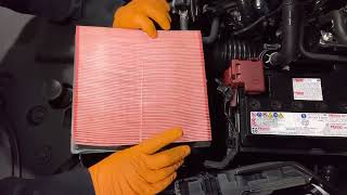 2022-2023 Lexus NX350 Engine Air Filter Inspection And Replacement Instructions