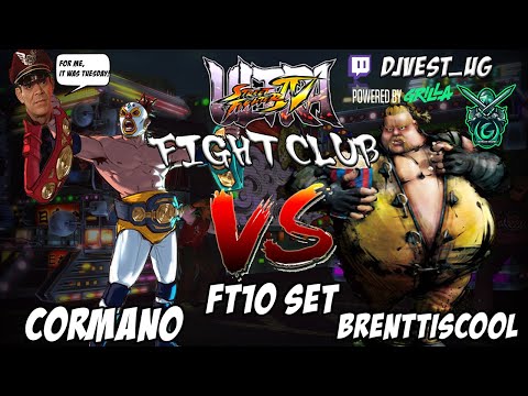 USF4 Fight Club Exhibition Series - Cormano VS Brenttiscool FT10 Set