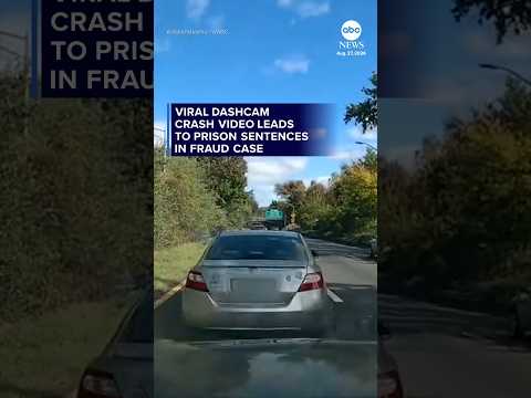 Viral dashcam crash video leads to prison sentences in fraud case