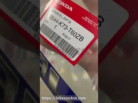 FULL BỘ TEM WAVE125I LED MÀU XANH DA TRỜI 2018 [PB407P]