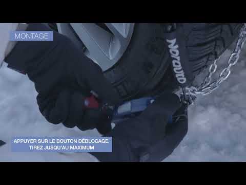 Promo Chaine à neige pneu 195/55r20 montage rapide acier 9mm - boite  comprenant 2 chaines neige chez Brico Cash