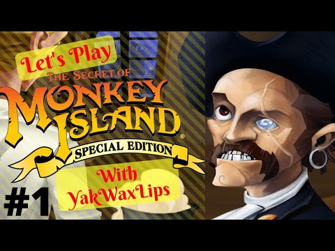Let's Play The Secret of Monkey Island Special Edition Episode 1 - My Name is Guybrush Threepwood