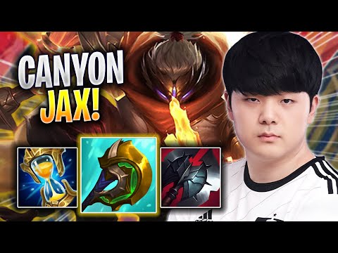 CANYON IS SO CRAZY WITH JAX! - DK Canyon Plays Jax JUNGLE vs Kindred! | Season 2023