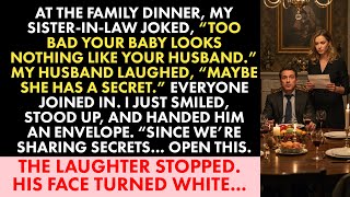 "They Laughed at Me at Dinner Over My Baby—So I Gave Him the Envelope That Silenced Them All"